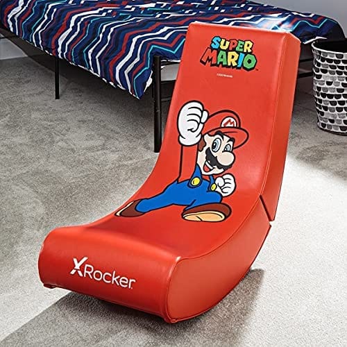 Mario Rocker Chair X Rocker Super Mario All-Star Peach Gaming Chair - Ultimate Comfort!