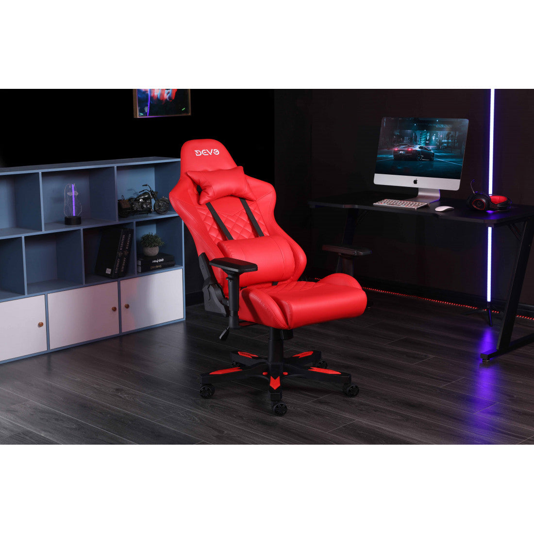 Devo Gaming Chair - Alpha v2 Red - Games Corner