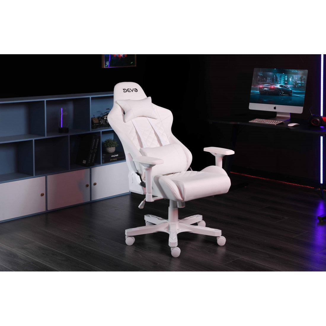 Cute white gaming chair hot sale