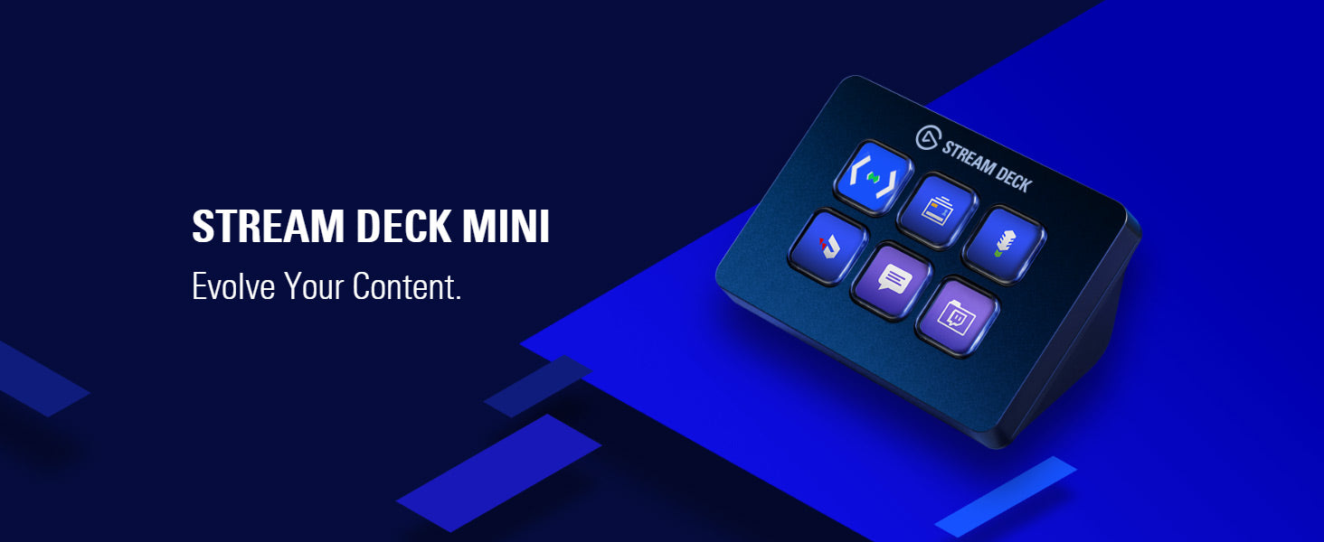 Elgato Stream Deck Mini - Live Content Creation Controller with 6 customizable LCD keys, for Windows 10 and macOS 10.11 or later & Wave Pop Filter: Anti-Plosive Noise Shield Eliminates Pops a