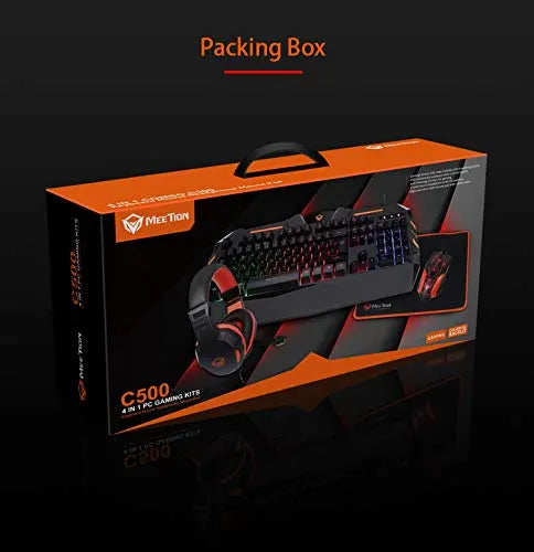 Backlit Gaming Combo Kits 4 in 1 Gaming Keyboard Mouse and Headset Bundle with Mouse Pad - Games Corner