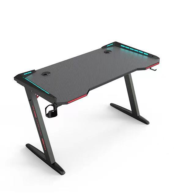 Origin Series Z shaped GAMING TABLE with RGB and holder - Games Corner